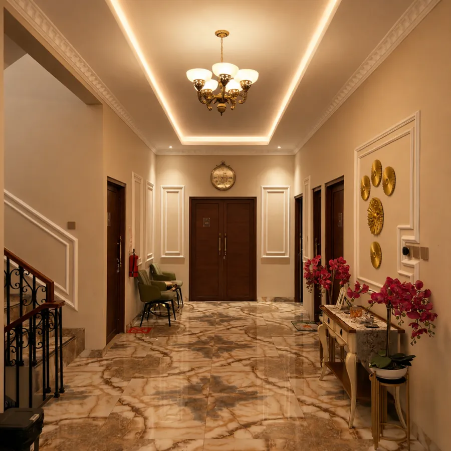 Lorong lantai atas ME Clinic